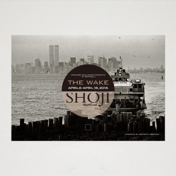 90年代のNYをテーマにした個展用ポストカード。